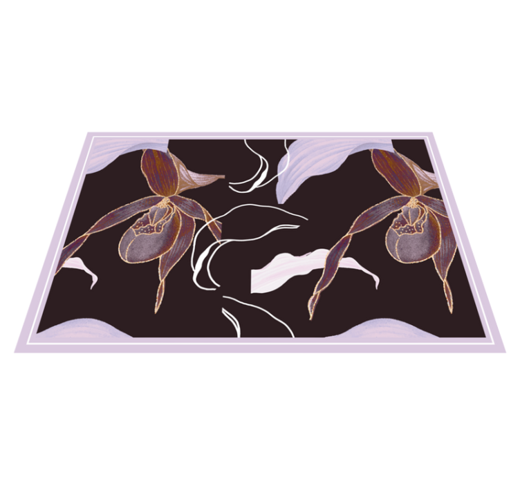 Set de table orchidée violette style africain - TenStickers