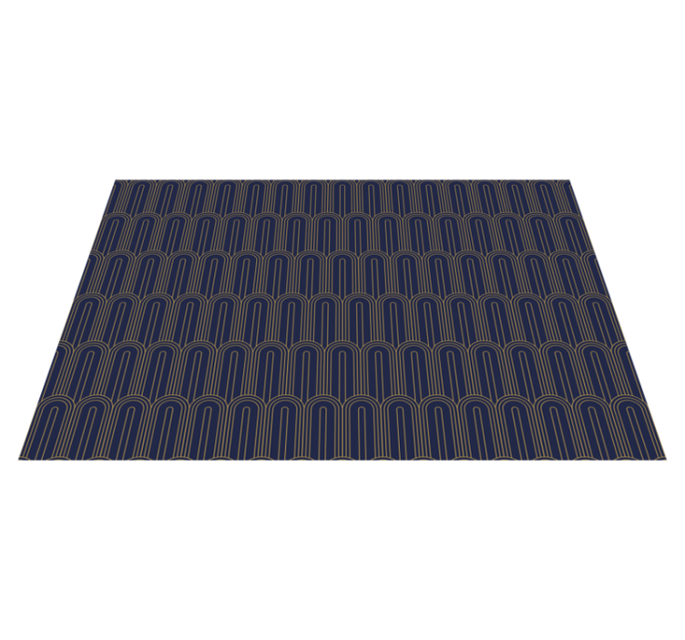 Set de table moderne lignes arquées élégantes - TenStickers