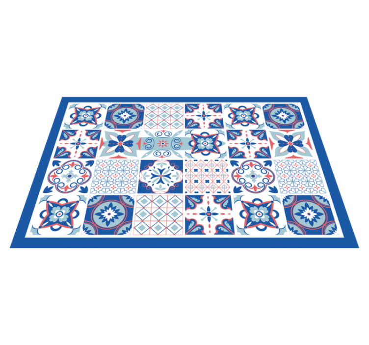 Set de table motif carrelage complexe - TenStickers