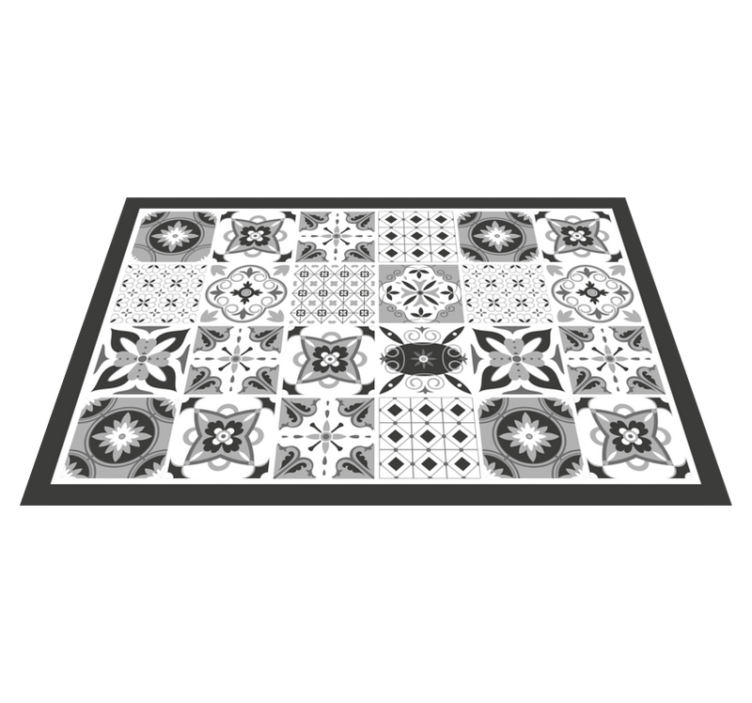 Set de table carreaux élégants à motifs - TenStickers