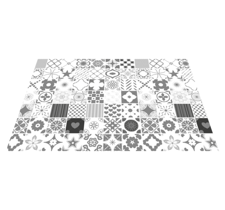 Set de table texture monochrome à motifs - TenStickers