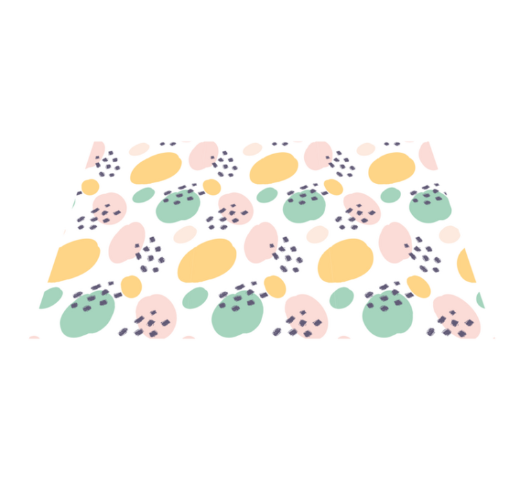 Set de table original Éléments abstraits colorés - TenStickers