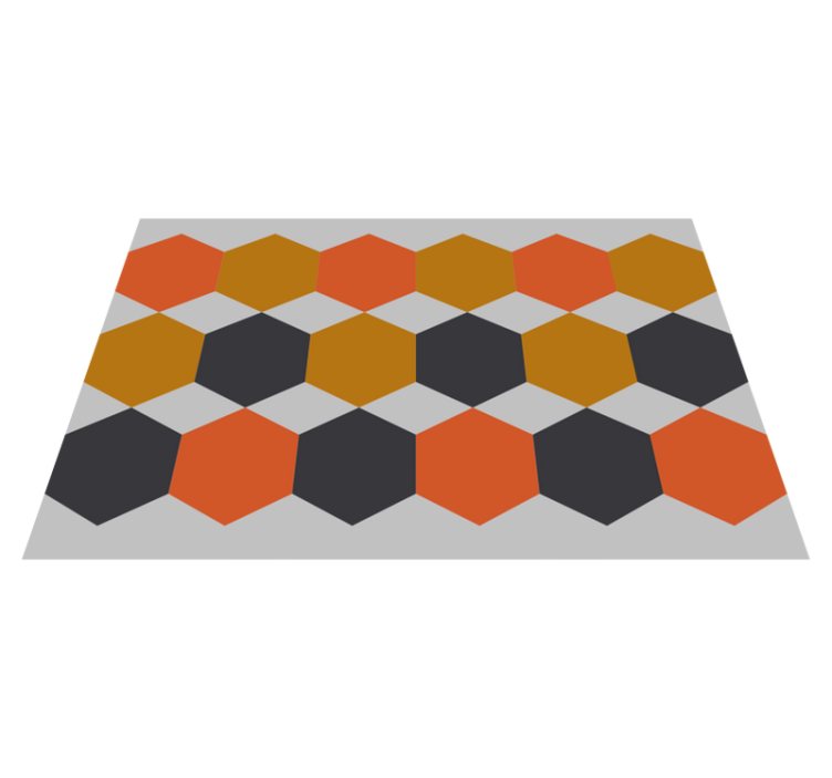 Set de table moderne motif hexagonal - TenStickers