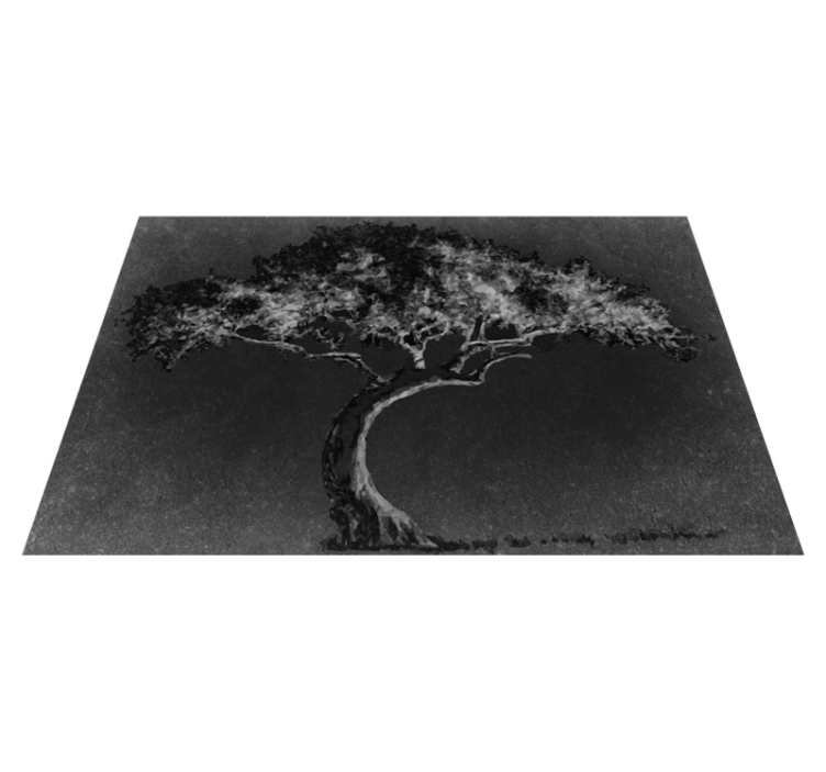 Set de table silhouette d'arbre artistique - TenStickers