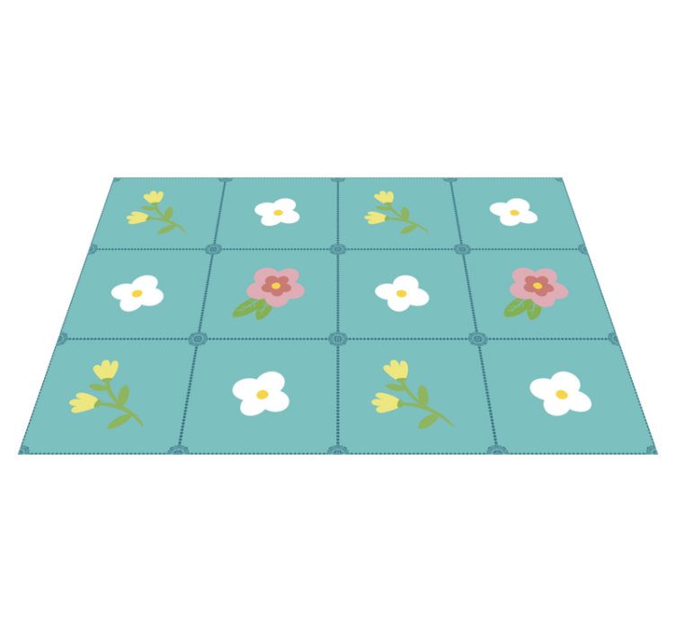 Sets de table décor floral "mamie chic" - TenStickers