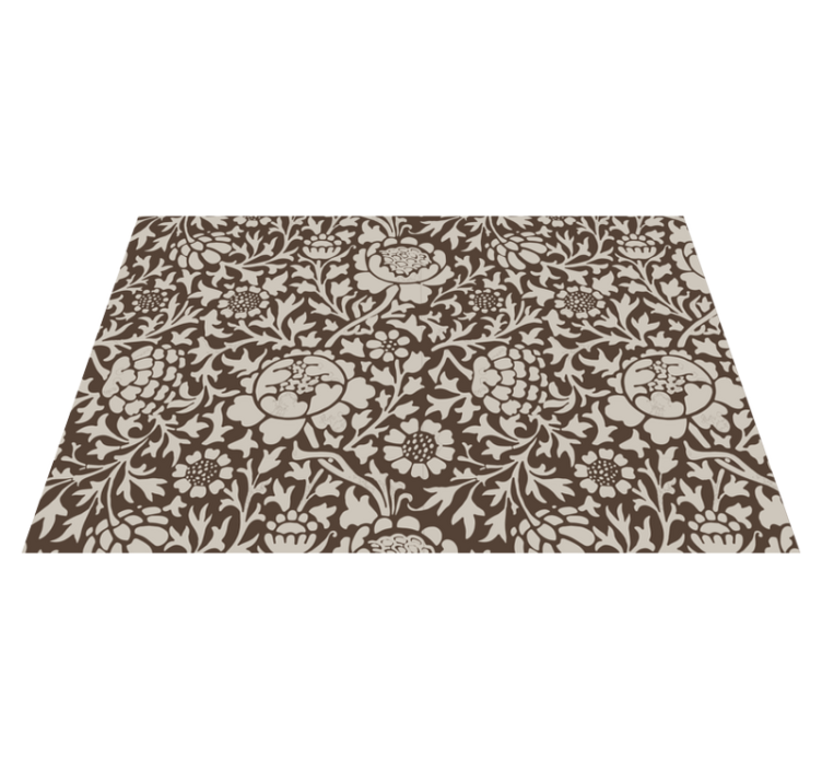 Set de table rectangulaire Imprimé fleuri vintage - TenStickers