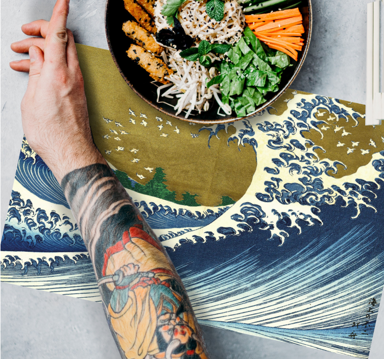 Set de table rectangulaire Kaijo pas fuji - TenStickers