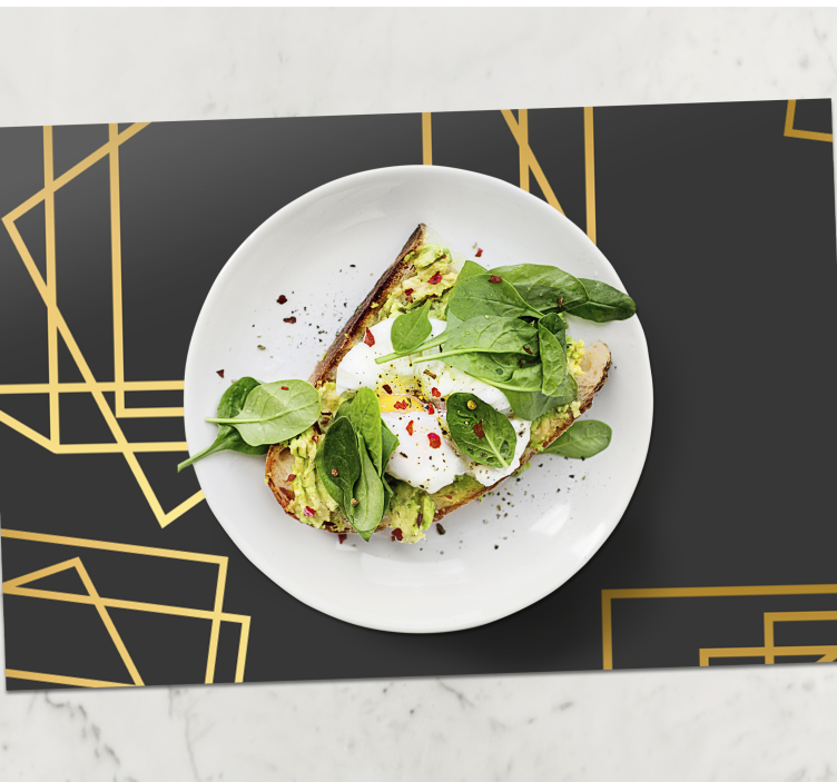 Set de table design elegant Formes géométriques - TenStickers