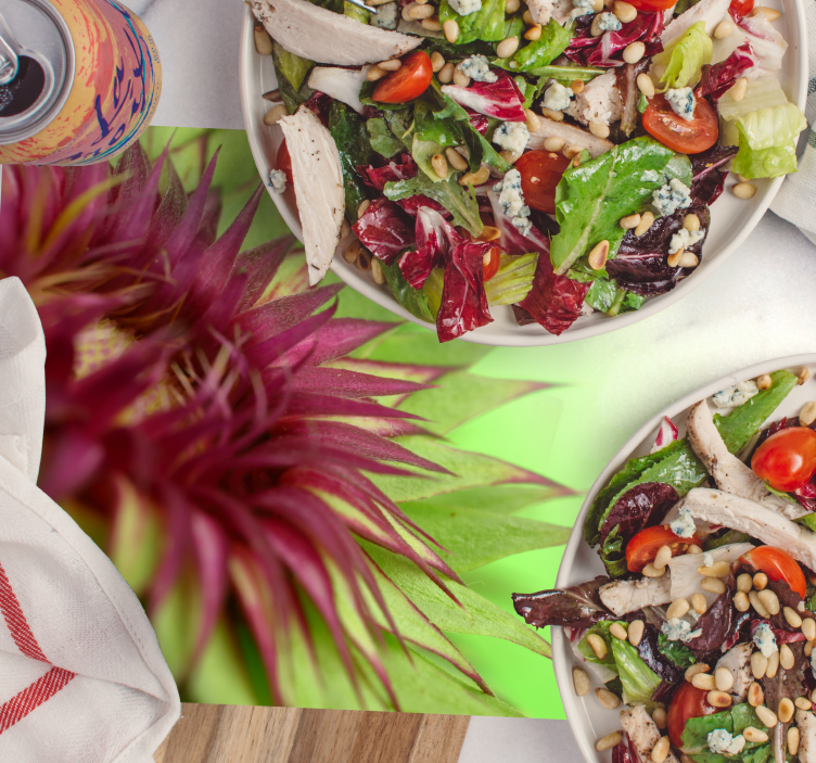 Set de table design élégant chardon - TenStickers