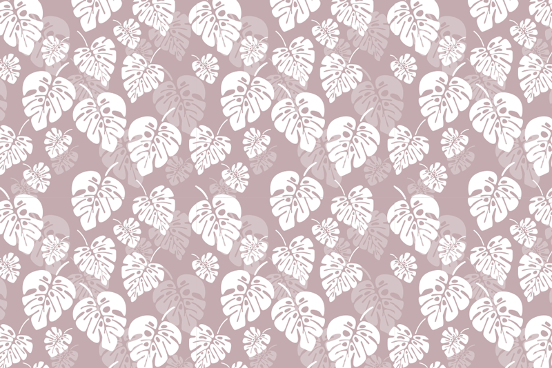 sets de table floraux plante monstera - TenStickers