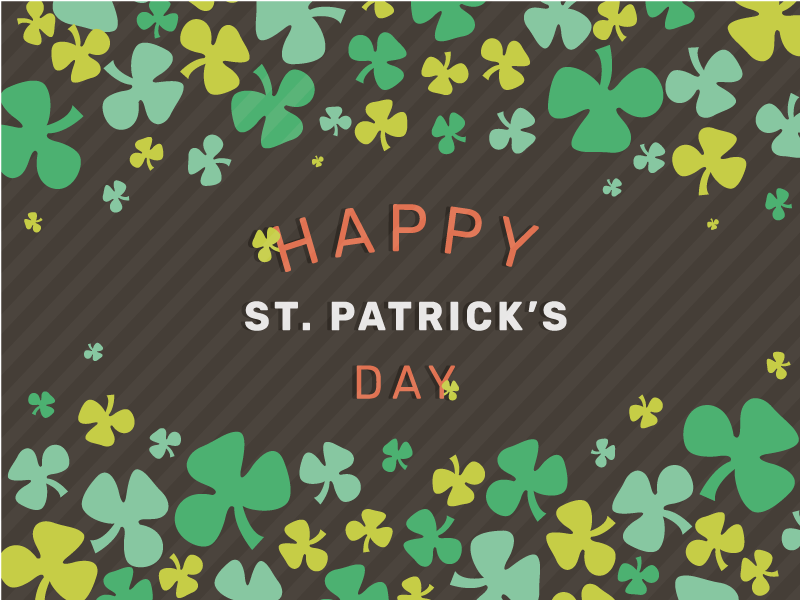 set de table original Joyeuse saint patrick - TenStickers