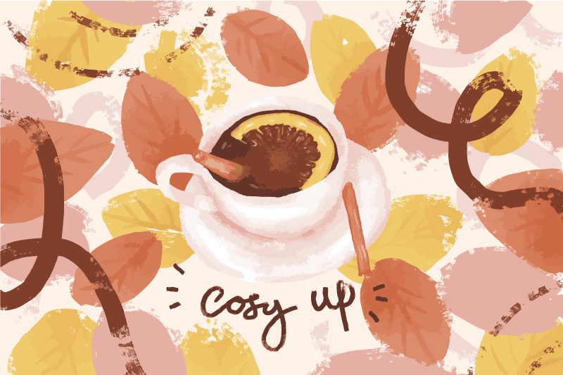 Set de table original tasse à café chaleureuse - TenStickers