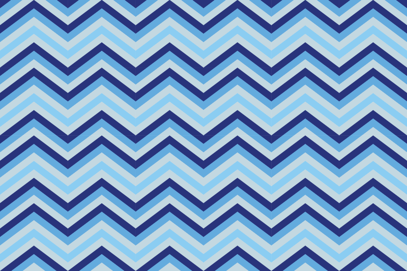 Set de table motif chevrons - TenStickers