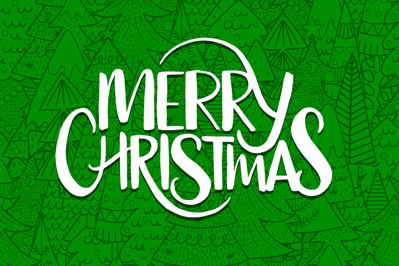 Set de table noël joyeuses salutations de fête - TenStickers