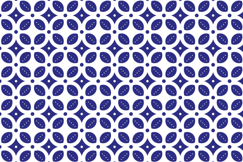 Set de table motif géométrique superposé - TenStickers