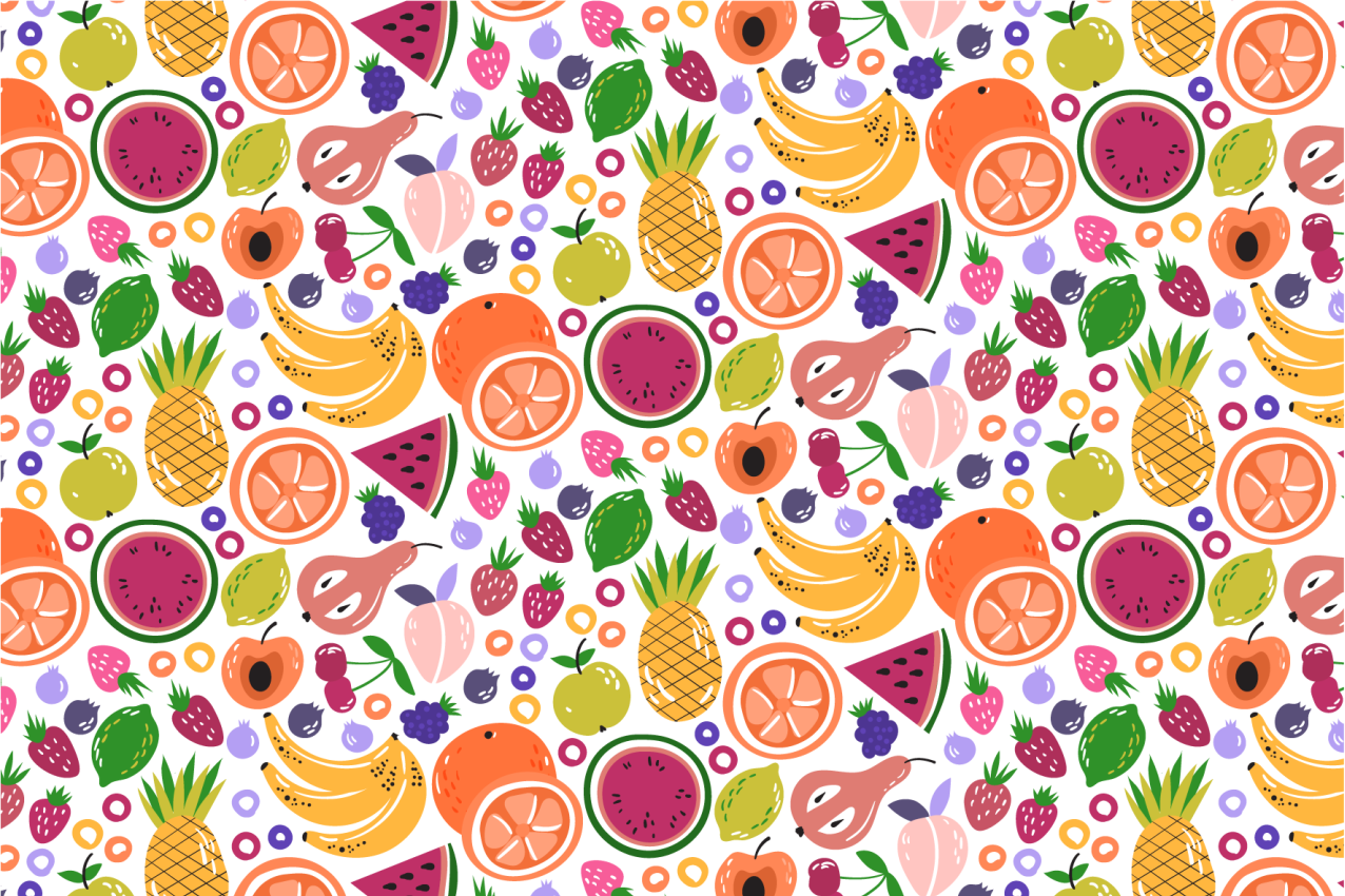 Set de table enfant motif fruits - TenStickers