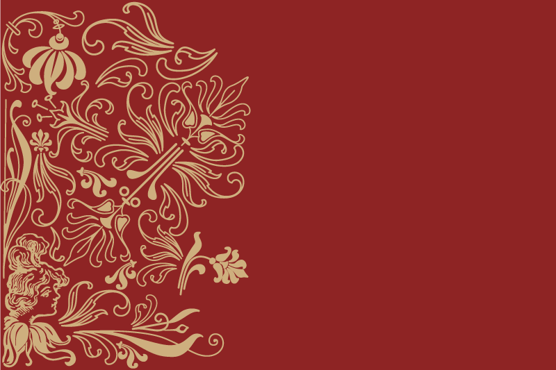 Set de table élégant avec accents floraux élégants - TenStickers