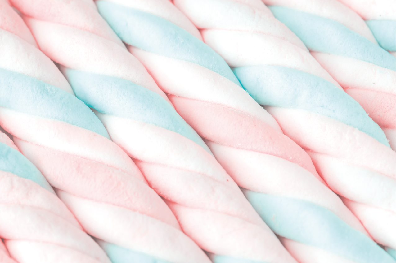 Set de table original barbe à papa tourbillonnante - TenStickers