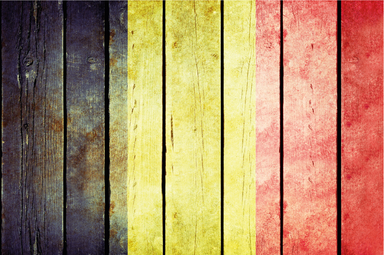 Set de table pour maison Drapeau belgique - TenStickers