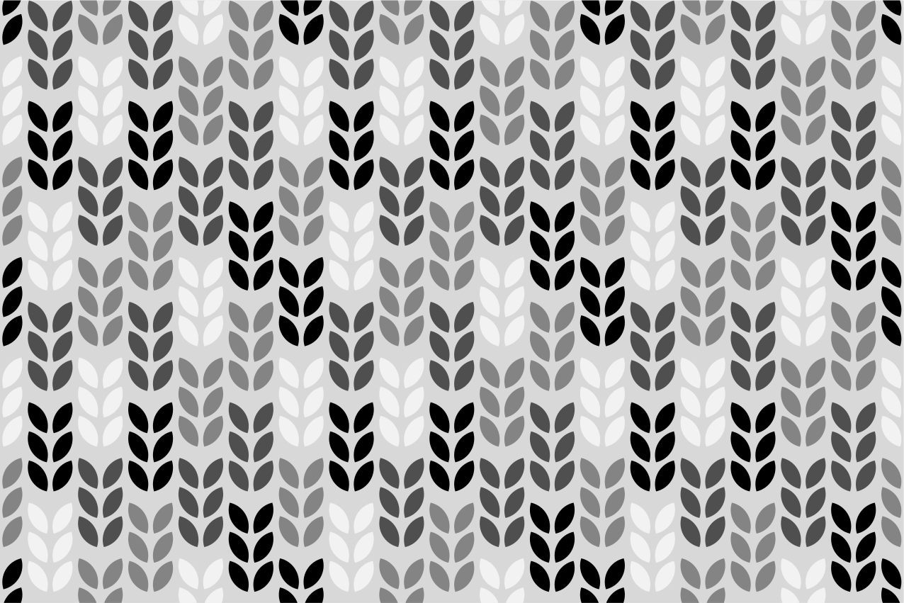 Set de table arrangement de motifs de feuilles - TenStickers