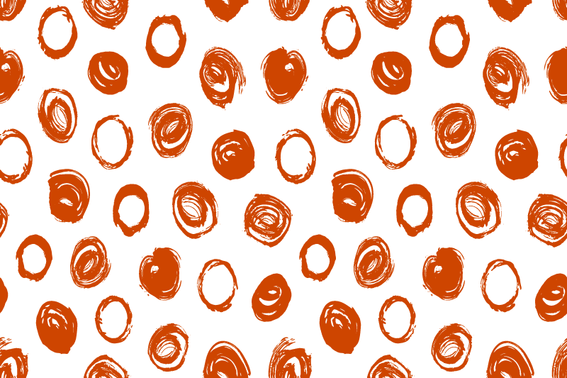 Set de table motif de coups de pinceau circulaires - TenStickers