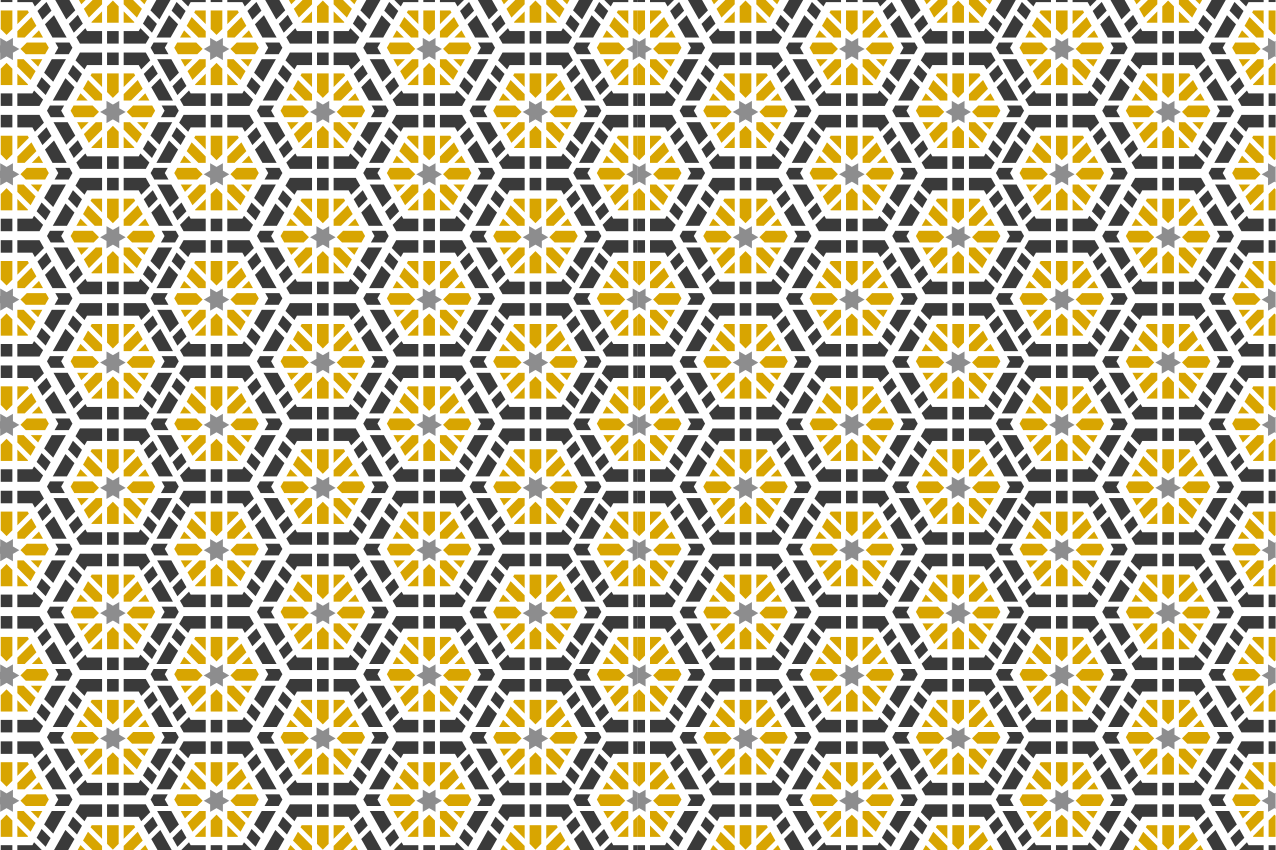Set de table design géométrique - TenStickers