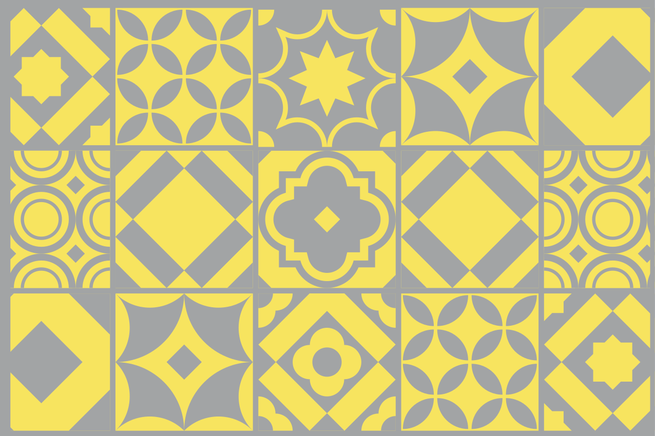 Set de table motif géométrique - TenStickers