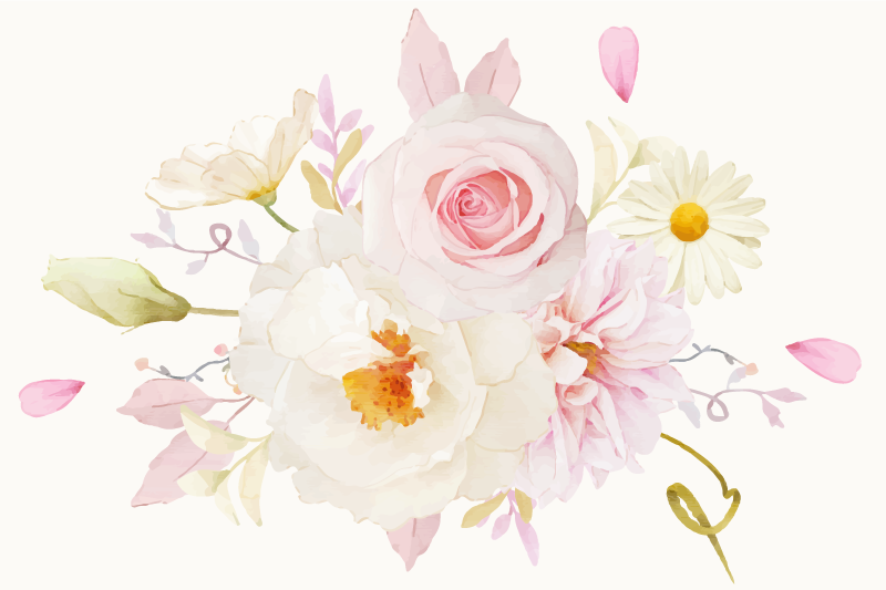 Set de table original arrangement floral ravissant - TenStickers