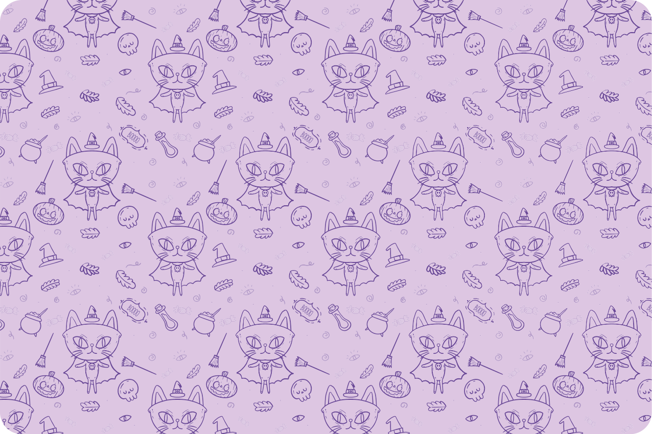 Set de table enfant motif chat fantaisie - TenStickers