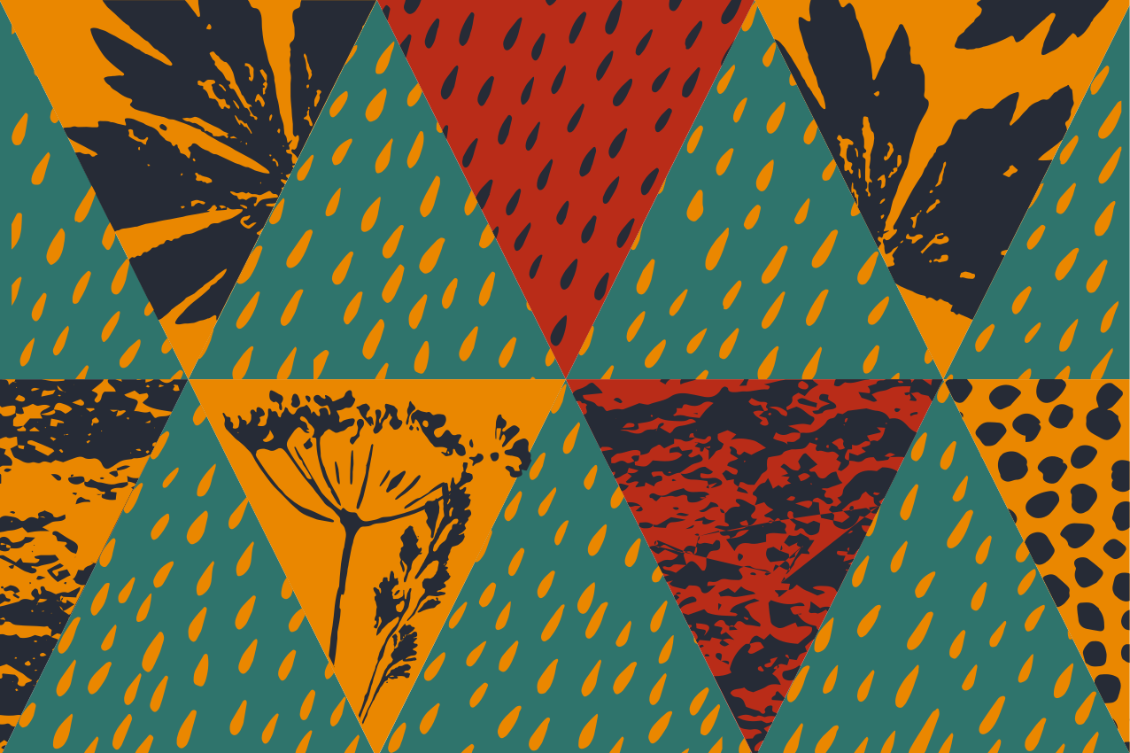 Set de table original motif géométrique audacieux - TenStickers