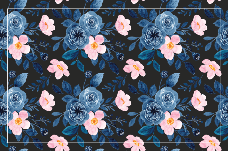 Set de table original surface texturée botanique - TenStickers