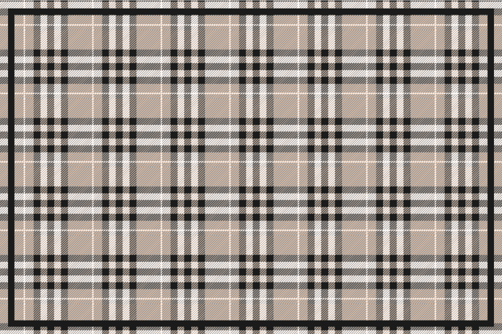 Set de table motif tartan classique - TenStickers