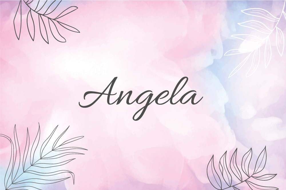 Set de table avec prénom plat élégant floral - TenStickers