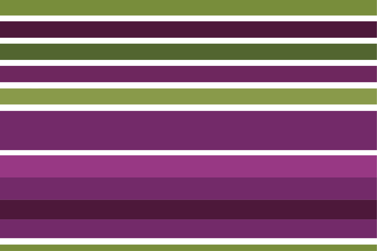 Set de table palette de couleurs rayées - TenStickers