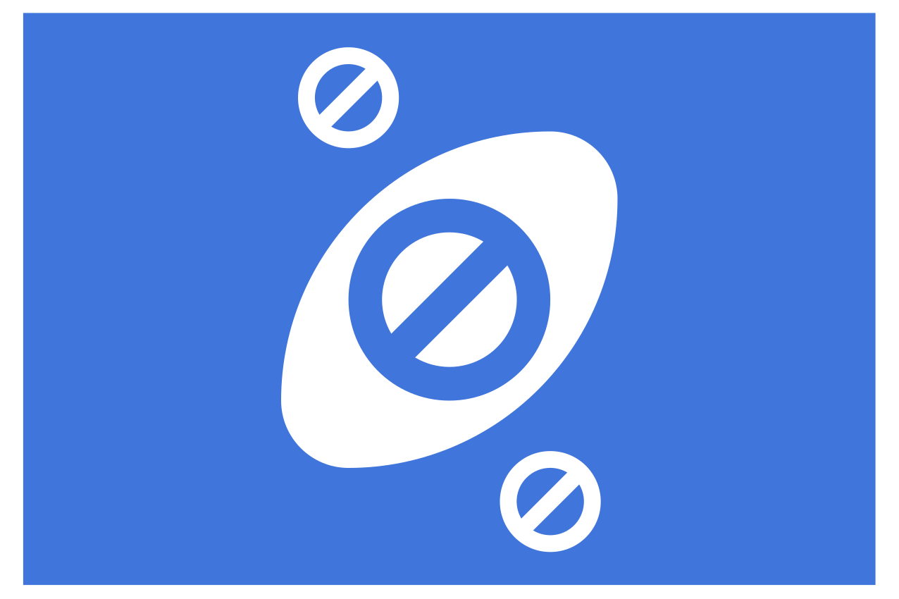 Set de table moderne accent bleu minimaliste - TenStickers