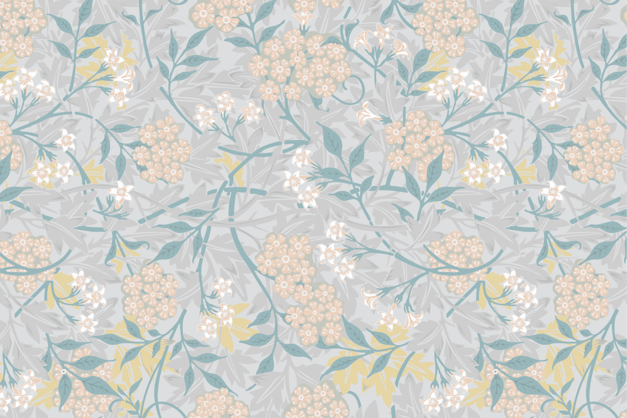 Set de table texture florale inspirée - TenStickers