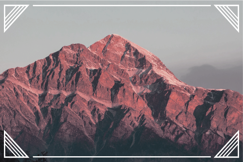 Set de table moderne paysage de montagne paisible - TenStickers