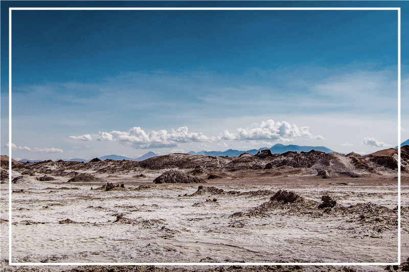 Set de table moderne paysage désertique - TenStickers