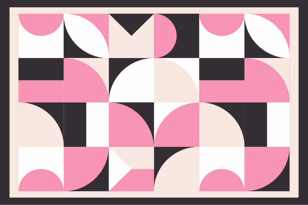 Set de table moderne à motif géométrique - TenStickers