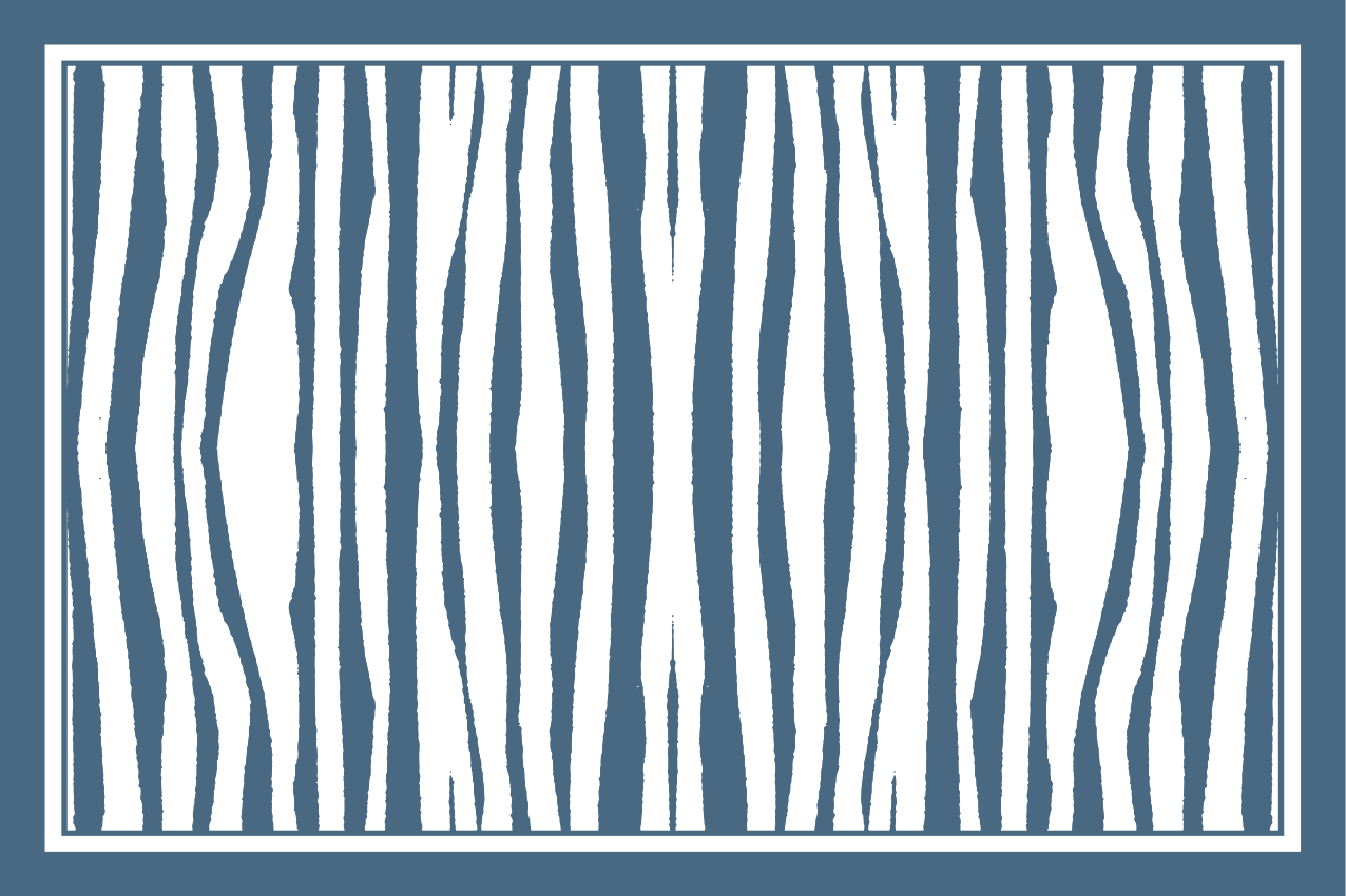 Set de table motif rayures zèbre - TenStickers