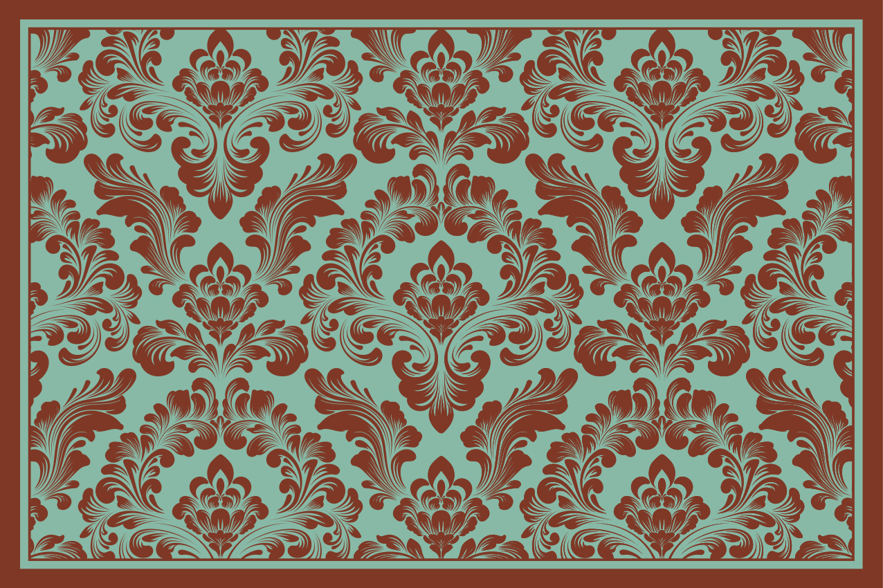 Set de table concept floral Élégant - TenStickers