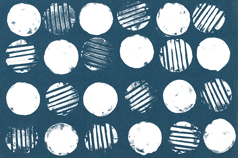 Set de table motifs géométriques cercles - TenStickers