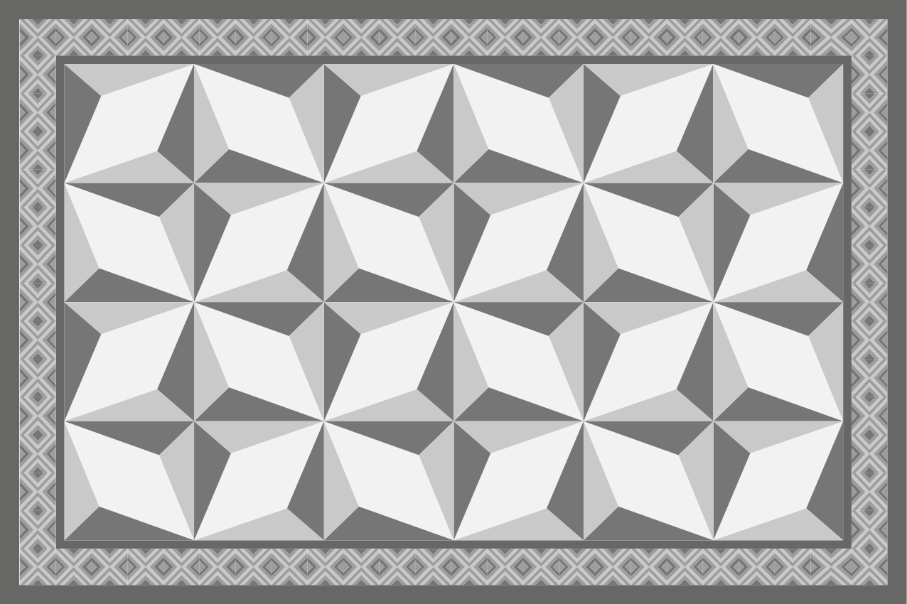 Set de table surface d'éléments géométriques - TenStickers