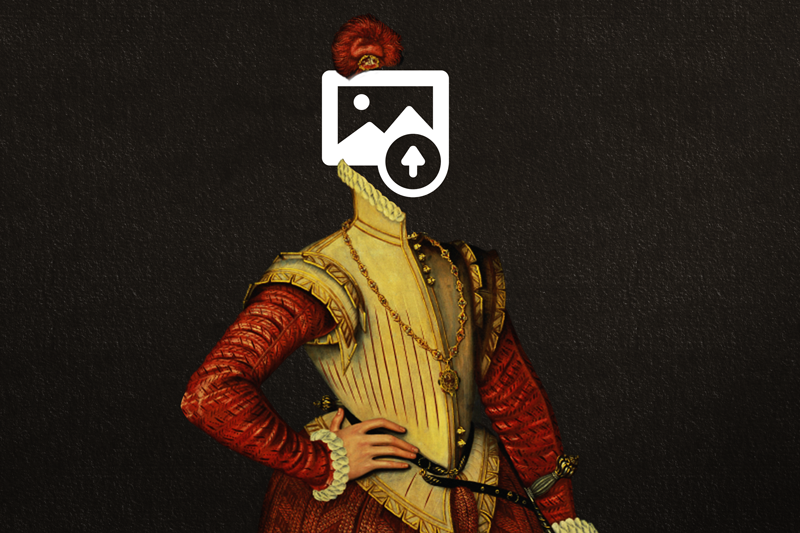 Set de table design elegant Chien aristocrate - TenStickers