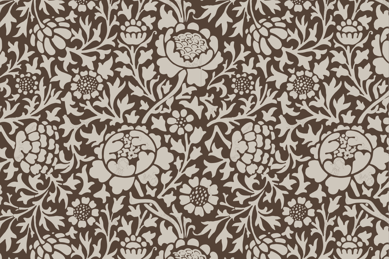 Set de table rectangulaire Imprimé fleuri vintage - TenStickers