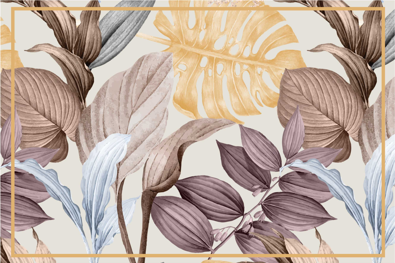 Set de table pour maison Plantes tropicales xxl - TenStickers