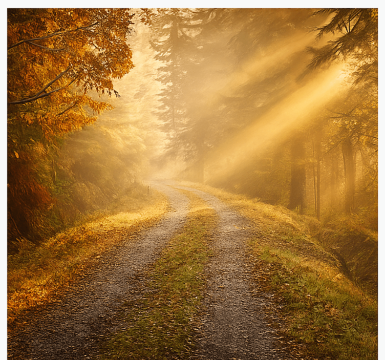 Tapisserie jungle forêt humide ensoleillée - TenStickers