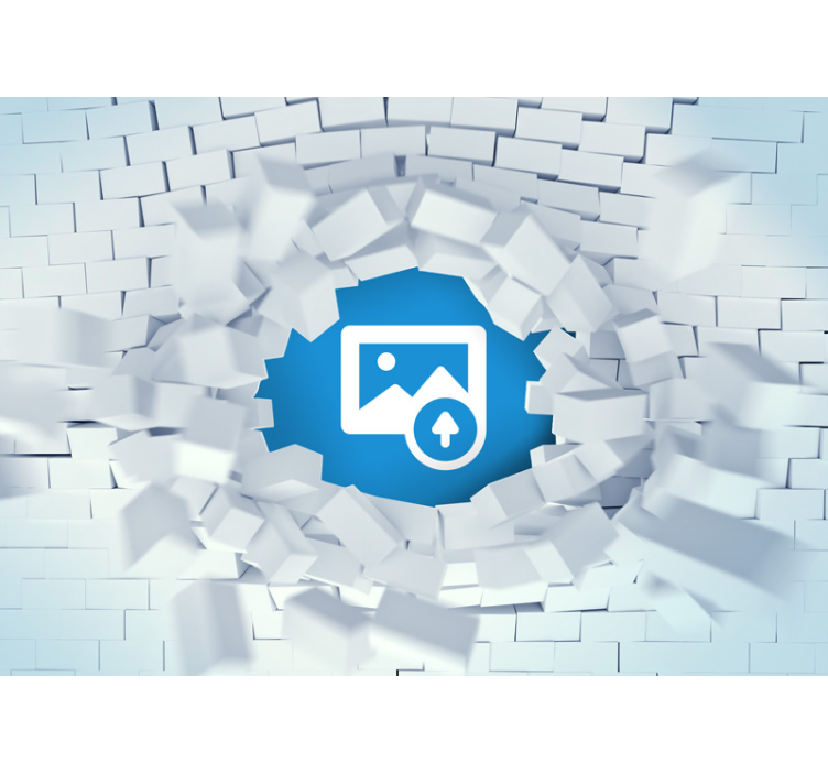 Papier peint 3d trompe-l'oeil - TenStickers