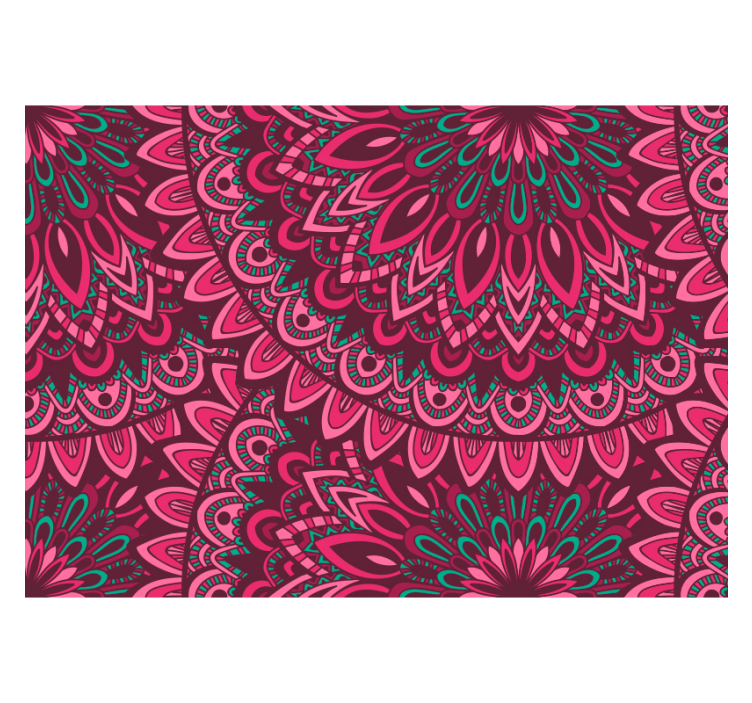 Papier peint zen expression rose - TenStickers