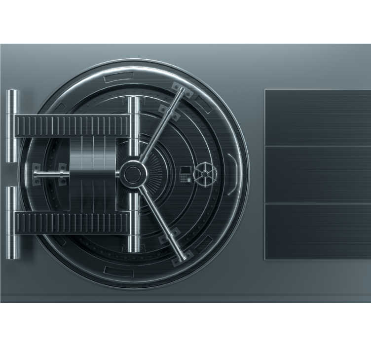 Tapisserie autres conception de chambre sécurisée - TenStickers